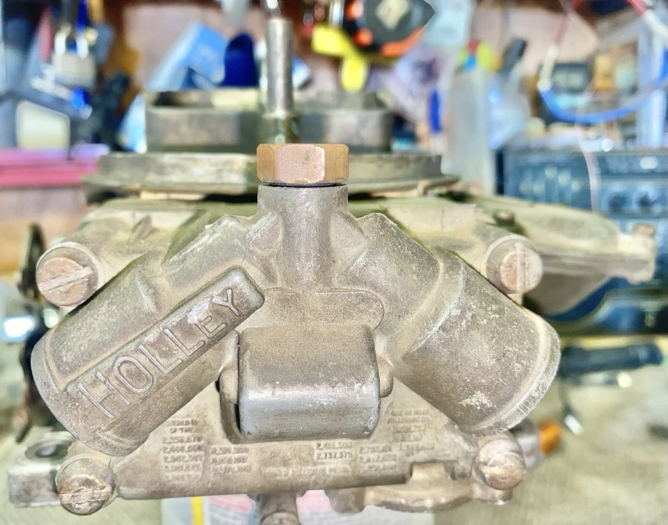 Holley 1972 listado #3310-1 fecha 1-9-2 780 CFM aspiradora secundaria gran forma Foto 4 de 4