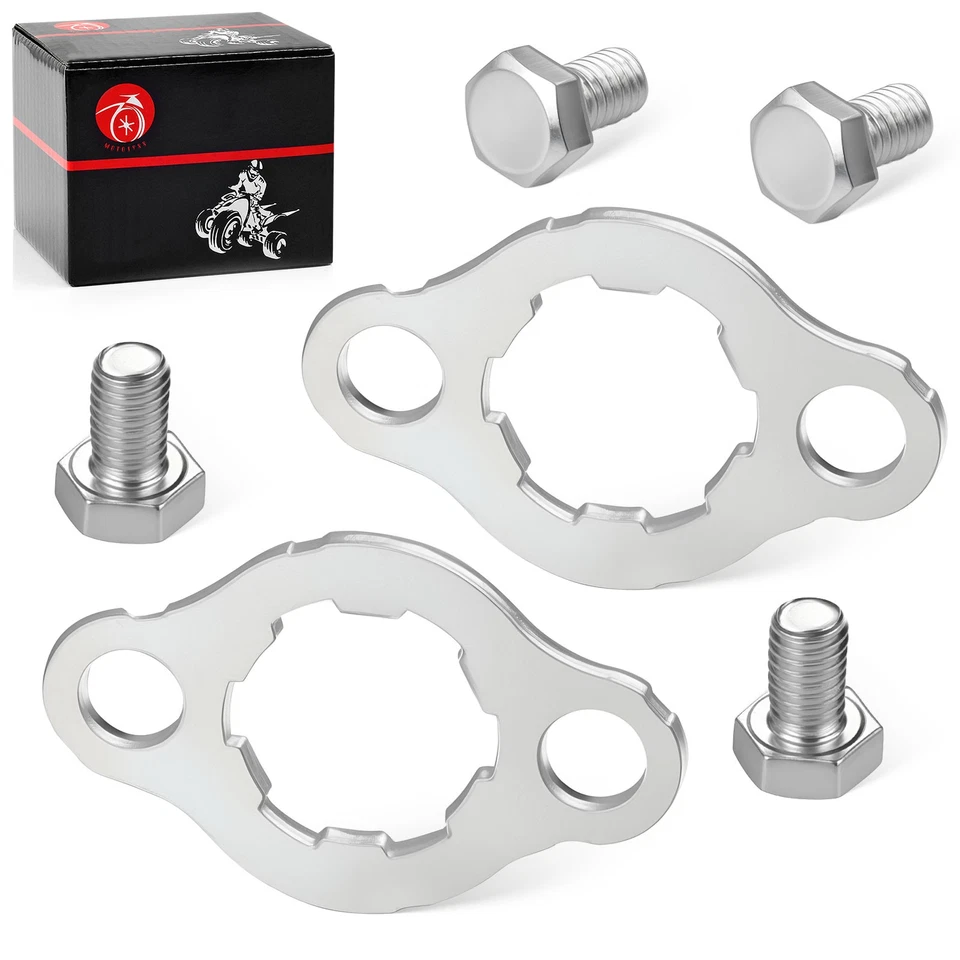 Placa de retención de piñón delantero de 2 motores con perno hexagonal 6X10 para Honda XR100 1981-1984 Foto 4 de 4