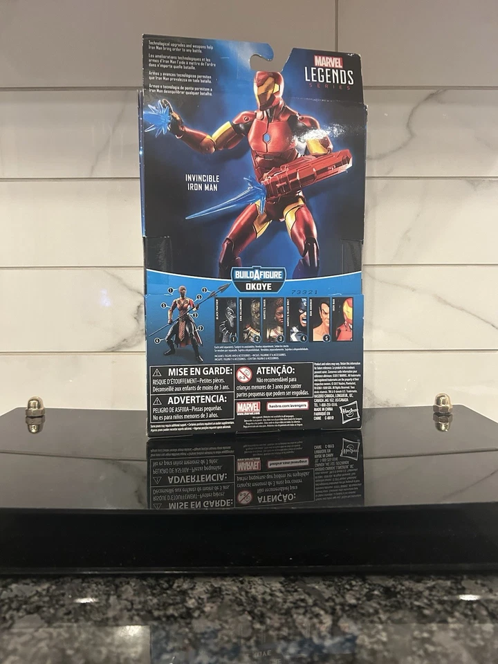 Marvel Legends INVINCIBLE IRON MAN BuildAFigure OKOYE Nuevo 2017 Hasbro Foto 2 de 4