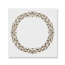 Bounty Wreath Stencil - Durable & Reusable Mylar Stencils