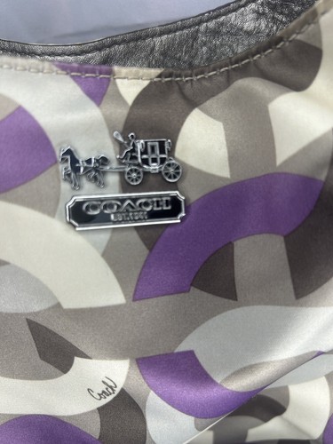 Coach Schultergurt #C1068-14420 Silber Riemen mit passendem Armband Pur/Wh/Bro - Bild 2 von 8