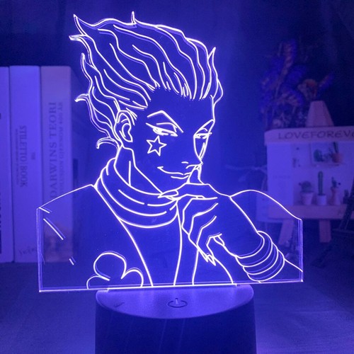 Hunter X Luz Nocturna Lámpara 3D Anime Niño Dormitorio Decoración Luz Nocturna Manga Niño Regalo - Imagen 18 de 23