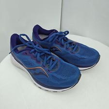 Saucony Ride 14 S10650-35 Womens 8.5 M Running Shoes Midnight Copper Blue