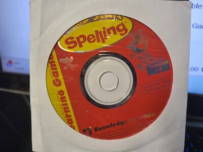 Learning Games JumpStart Spelling PC Cd-Rom VERSION 1.0/ GAME DISC ONLY