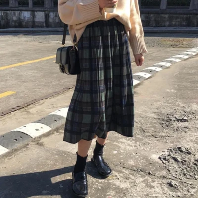 スカート MEDI STRAIN CHECK SKIRT MEDI STRAIN CHECK SKIRT