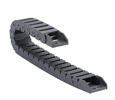 1M 1000mm (40") Black Long Nylon Cable Drag Chain Wire Carrier 7x7mm