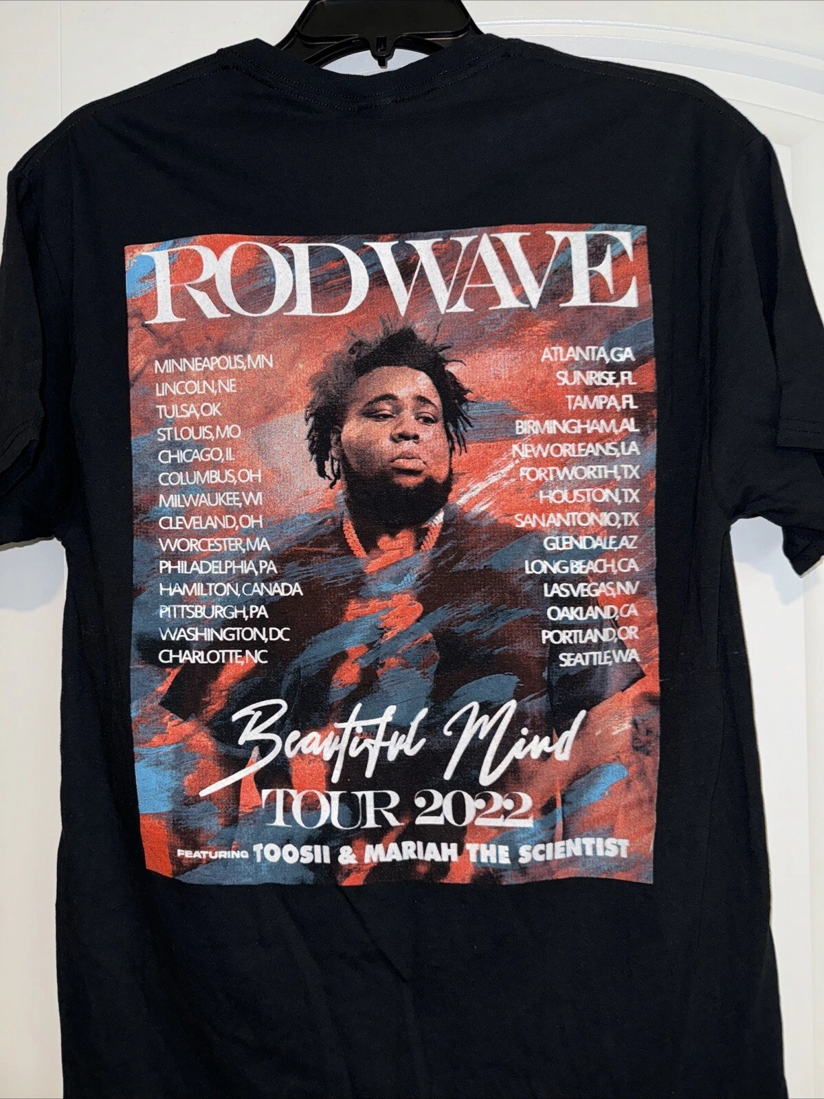 Rod Wave Beautiful Mind Tour Concert Shirt