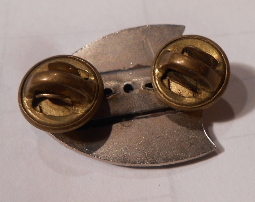 vintage WWII Crest pin insignia shiled crossed swords, castle | eBay
