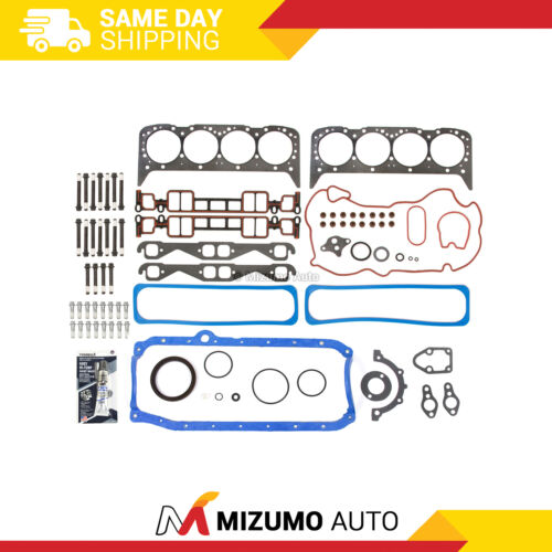 Full Gasket Set Head Bolts Fit 96-00 Cadillac GMC Chevrolet 5.7L OHV VORTEC - Picture 1 of 12