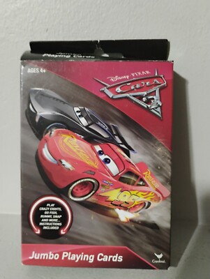 Disney Pixar Cars 3 Jumbo Deck Of Playing Cards COMPLETE | eBay