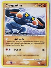 Croagunk 61/99 LP / VLP - Arceus Pokemon Card - Tomokazu Komiya Art on eBay
