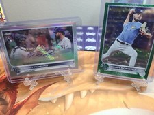 2022 Topps Update, Tommy Romero Chrome Auto (AC-TR) and Green Foil 309/499