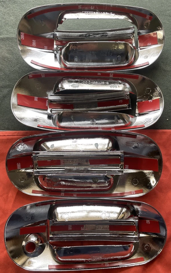 PARA FORD EXPEDITION LINCOLN NAVEGADOR CROMO 4 PUERTAS MANIJA CUBIERTAS 2003-2007 Llave Foto 3 de 4