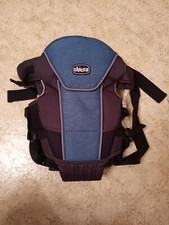 Chicco Ultrasoft Baby Infant Carrier in Black/Teal Color w carry case