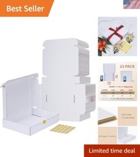 Eco-Friendly 11x8x2 Shipping Boxes Set of 25 - Durable Stylish Packing