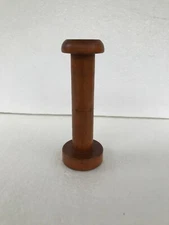 Small Vintage Spindle Thread Wood Sewing Needlework Collectible Crafts