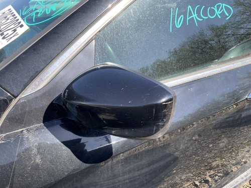 2016 Honda Accord BLACK Driver Door Mirror OEM | Power | Not Heated | No Camera