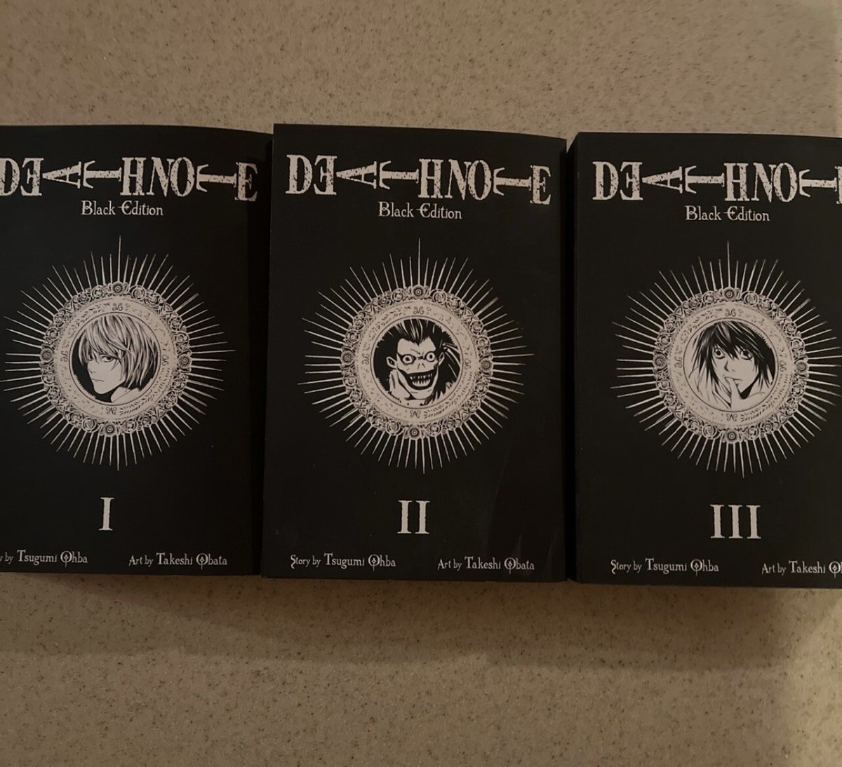 DEATH NOTE: BLACK EDITION - English Set, Volumes 1 - 3 | eBay