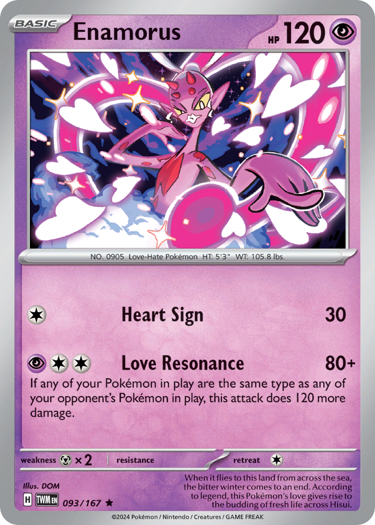 enamorus pokemon card price 082/196 - Enamorus V Pokemon Card main image 1