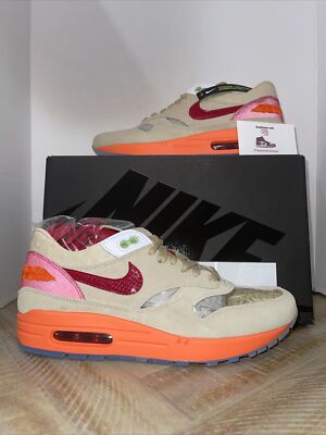 Nike x Clot Air Max 1 Kiss Of Death 2021 DD1870-100 Size 9 Brand New