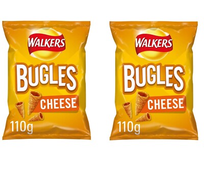 Walkers Bugles Käse Sharing Bag Snacks 110g Pack Of 2