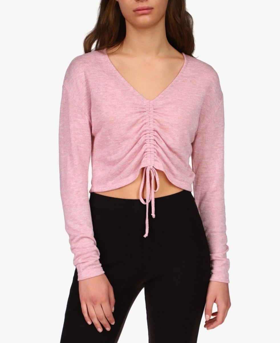 ruched knit top