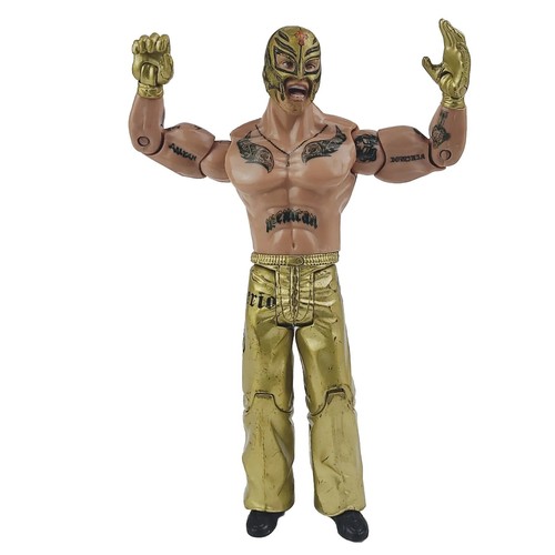 Rey Mysterio action figure wwe gold pants 619 2005