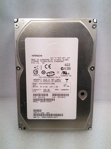 450GB SAS HDD 3.5" 15000rpm 15k Hitachi HGST UltraStar Cheetah 0B23491 HP Dell - Picture 1 of 5