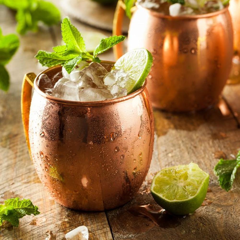 Moscow Mule Copper Mugs Metal Cup Stainless Steel Beer Cocktail Coffee