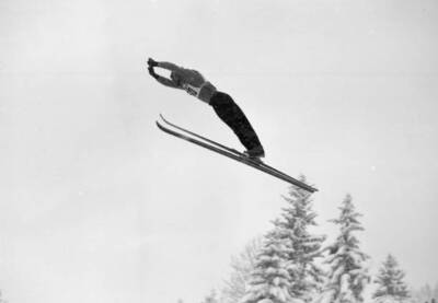 International Nordic Skiing competition in Le Brassus Internatio - 1958 Photo 3