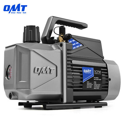 OMT 5 cfm 2 Stage Sparkless Vacuum Pump with Oil for R1234yf R32 R134a R22 R410A