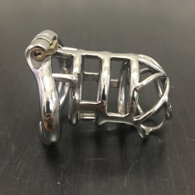 Dispositivo Di Castità Maschio In Acciaio Castità Gabbia Con - Foto 10