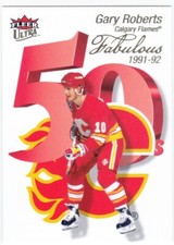 2021/22 FLEER ULTRA..GARY ROBERTS..FABULOUS 50'S..CARD # FF-31..FLAMES