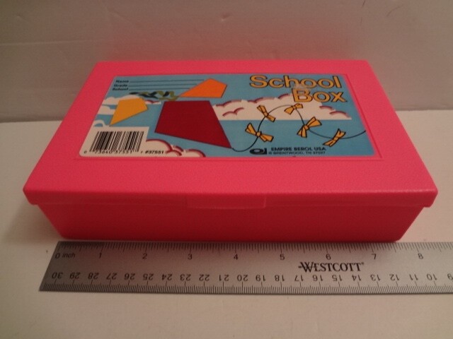 Vintage Pink EMPIRE BEROL USA Pencil Case School Supplies Box Brentwood, TN