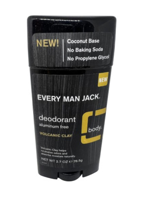 Every Man Jack Deodorant vulkanischer Ton aluminiumfrei 85 g