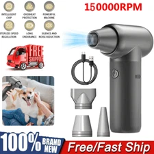 RPM 150000 Turbo Blower Jet Fan Violent Turbofan Brushless Motor Rechargeable US