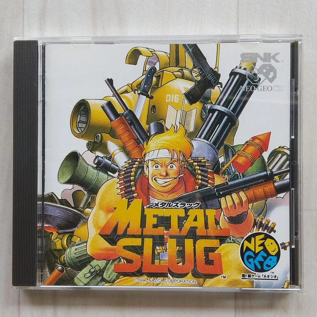 METAL SLUG Neo Geo Neogeo CD SNK SPINE CARD JAPAN jp