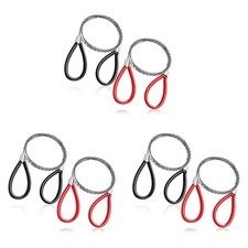 6 Pcs PVC Pipe Cable Stainless Steel Wire Hand String Rope Emergency4522