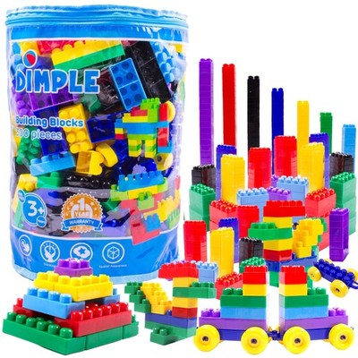Juego De Trescientos Bloques De Construccion Với Diseno Montessori Lujo