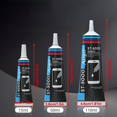 15/50/110ML Black Loud Speaker Repair Glue Foam Dust Cap Rubber Edge Adhesive ON