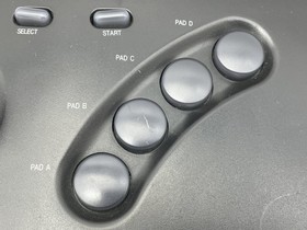 Neo Geo AES Console SNK Joystick Controller & Power adapter Tested from Japan 