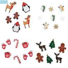 Trimits Christmas Buttons - Knitwear Clothing Scrapbooking Sewing Stockings