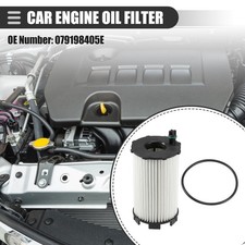 1 Set Engine Oil Filter with Gasket Fit for Audi RS5 2013-2015 4.2L V8 - Gas