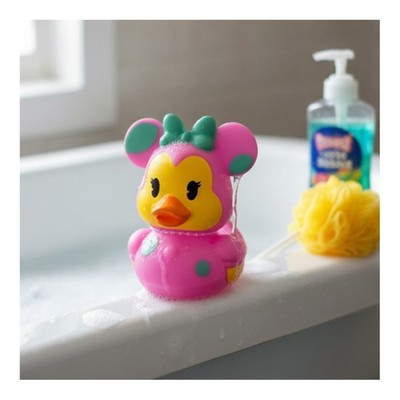 Disney Minnie Mouse Easter Rubber Duck Bath Toy Just Play 3'' Collectible Gift
