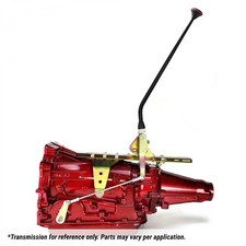 Gm Th400 Single Action Shifter Kit 23 Black Arm W Bend And Black Knob Truck