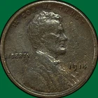 1914-D Lincoln Wheat Cent Choice Very Fine VF+/XF Coin #35134