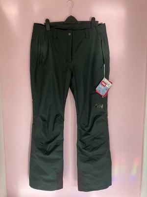 Helly Hansen Blizzard isolierte Damen Ski I m Hose XL/TG dunkelgrün neu mit Etikett Winter