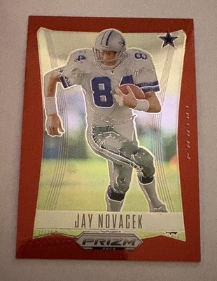 2024 Panini Prizm Deca - Jay Novacek #86 Red Prizm /199