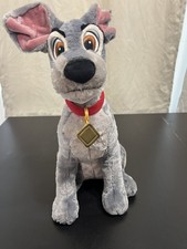 Disney Store Exclusive TRAMP Dog Plush 16" Lady and the Tramp Stuffed Animal