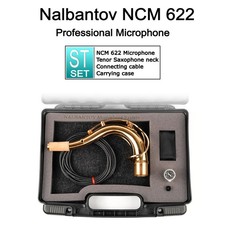 Tenor Saxophone Microphone Nalbantov NCM 622 ST set - Pickup System, Cable, Neck
